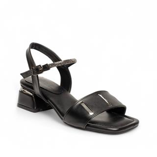 Genel Zenne Topuklu Sandalet 703 Cilt Siyah