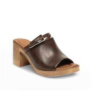 Genel Zenne Topuklu Sandalet 0052 Cilt Kahve