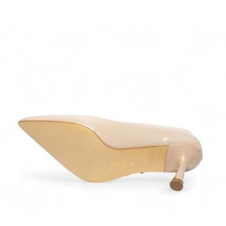 Genel Zenne Topuklu Stiletto 420 Rugan Bej