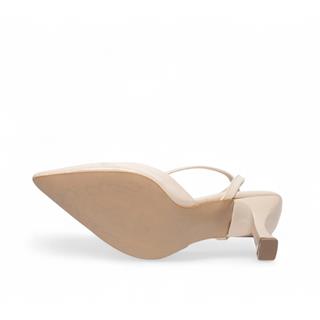 Genel Zenne Topuklu Stiletto 600 Rugan Bej