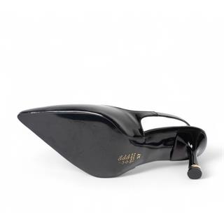 Genel Zenne Topuklu Stiletto 422 Rugan Siyah