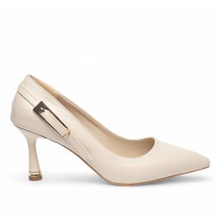 Genel Zenne Topuklu Stiletto 420 Bej