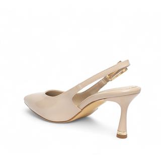 Genel Zenne Topuklu Stiletto 422 Rugan Bej