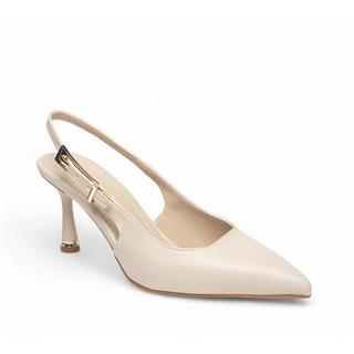 Genel Zenne Topuklu Stiletto 422 Bej