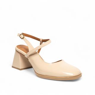 Renas Zenne Topuklu Ayakkabı 53736 Rugan Bej
