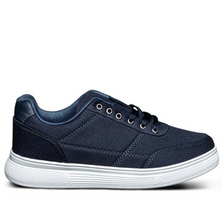 Jack Lion Erkek 605 Keten Lacivert Beyaz