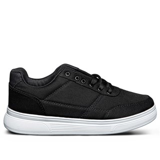 Jack Lion Erkek 605 Keten Siyah Beyaz