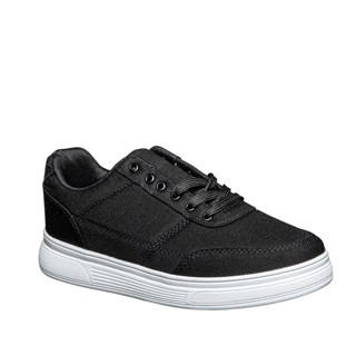 Jack Lion Erkek 605 Keten Siyah Beyaz