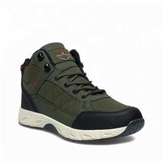 Jagulep Erkek Alaska Cilt Bot Haki Kırmızı