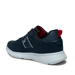 Jagulep Erkek Bugatti Battal Cilt Lacivert Kırmızı Beyaz