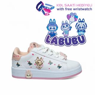 Labubu Patik 01 Cilt Beyaz Pembe