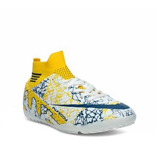 Laliga Erkek 565 Halı Saha Beyaz Sarı Desen