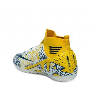 Laliga Erkek 565 Halı Saha Beyaz Sarı Desen