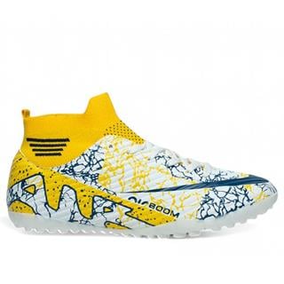 Laliga Erkek 565 Halı Saha Beyaz Sarı Desen