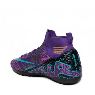 Laliga Erkek 565 Halı Saha Mor Turkuaz Desenli