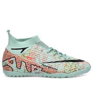 Laliga Erkek Level 600 Halı Saha Su Yeşil Somon Desen