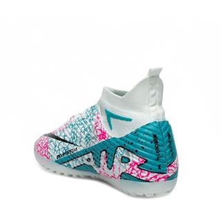 Laliga Erkek Level 600 Halı Saha Beyaz Turkuaz Desen