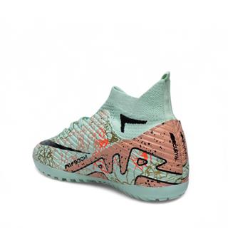 Laliga Erkek Level 600 Halı Saha Su Yeşil Somon Desen