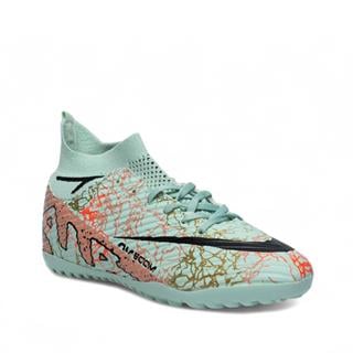 Laliga Erkek Level 600 Halı Saha Su Yeşil Somon Desen