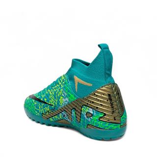 Laliga Erkek Level 600 Halı Saha Turkuaz Altın Desen