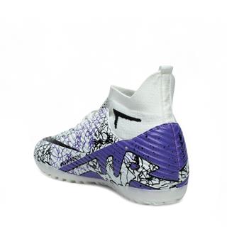 Laliga Erkek Level 600 Halı Saha Beyaz Mor Desen