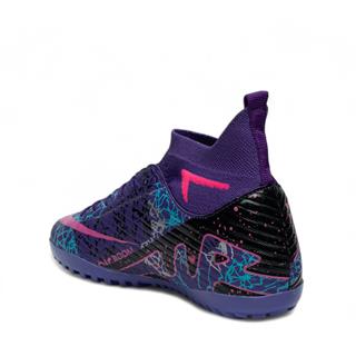 Laliga Erkek Level 600 Halı Saha Mor Fujı Desen