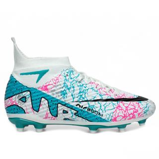 Laliga Erkek Level 600 Krampon Beyaz Turkuaz Desen