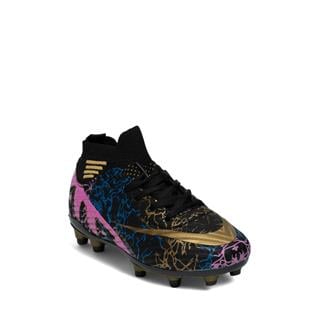 Laliga Filet 565 Krampon Siyah Altın Desenli