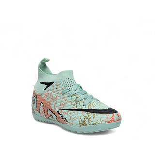 Laliga Filet Level 600 Halı Saha Su Yeşil Somon Desenli