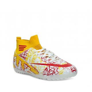 Laliga Garson 565 Halı Saha Beyaz Kırmızı Desenli