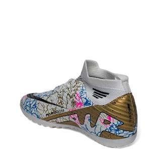 Laliga Garson 565 Halı Saha Beyaz Altin Desenli