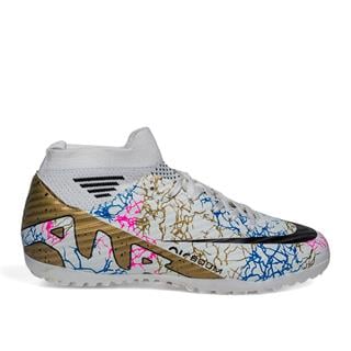 Laliga Garson 565 Halı Saha Beyaz Altin Desenli