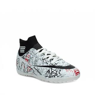 Laliga Garson 565 Halı Saha Beyaz Siyah Desenli