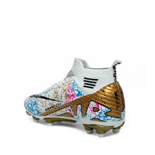 Laliga Garson 565 Krampon Beyaz Altın Desen