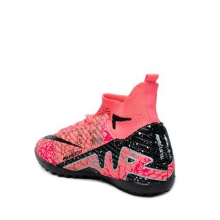 Laliga Garson Level 600 Halı Saha Pembe Siyah Desenli