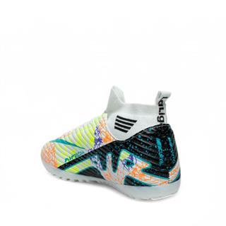 Laliga Garson Level 600 Halı Saha Beyaz Siyah Desenli