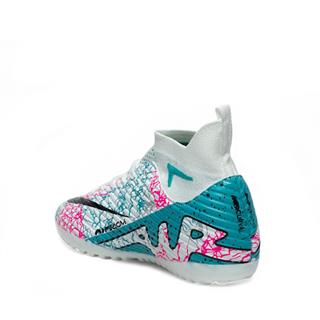 Laliga Garson Level 600 Halı Saha Beyaz Turkuaz Desenli