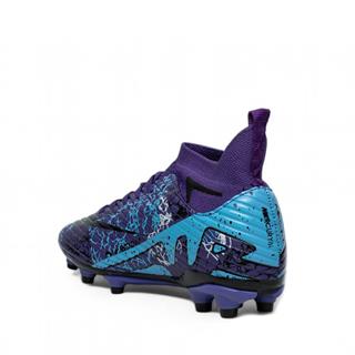 Laliga Garson Level 600 Krampon Mor Siyah Desenli