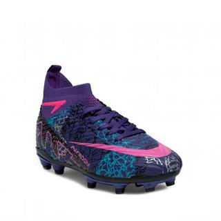 Laliga Garson Level 600 Krampon Mor Fuşya Desenli