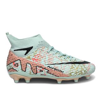 Laliga Garson Level 600 Krampon Su Yeşili Somon Desenli