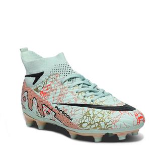 Laliga Garson Level 600 Krampon Su Yeşili Somon Desenli