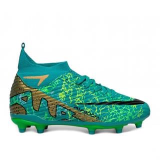 Laliga Garson Level 600 Krampon Turkuaz Altın Desenli