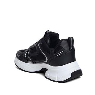 Lambirlent Erkek Anorak 7450 1 Siyah Beyaz Beyaz Siyah