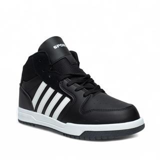 Lambirlent Erkek Basket 2210-07 Cilt Siyah Beyaz