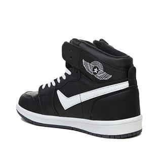 Lambırlent Erkek Basket 8070-4 Cilt Siyah Beyaz