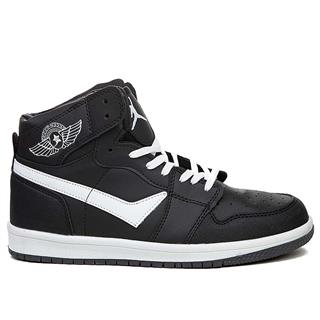 Lambırlent Erkek Basket 8070-4 Cilt Siyah Beyaz