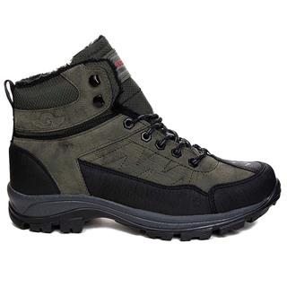 Lambirlent Erkek Bot 980-8 Cilt Haki Füme Siyah