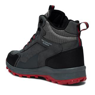 Lambirlent Erkek Trekking Bot 1250-9 Füme Siyah Kırmızı Tbn Füme Kırmızı