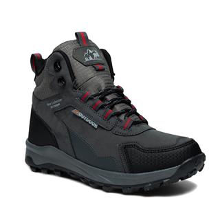 Lambirlent Erkek Trekking Bot 1250-2 Füme Siyah Kırmızı