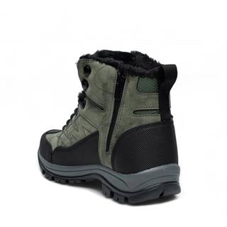 Lambirlent Garson Bot 9808 Cilt Haki Füme Siyah